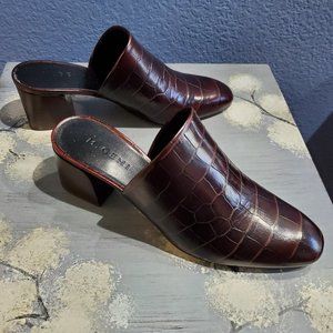 M. Gemi Corsa Mule, Walnut, Size 9 Medium, Made in Italy - NEW